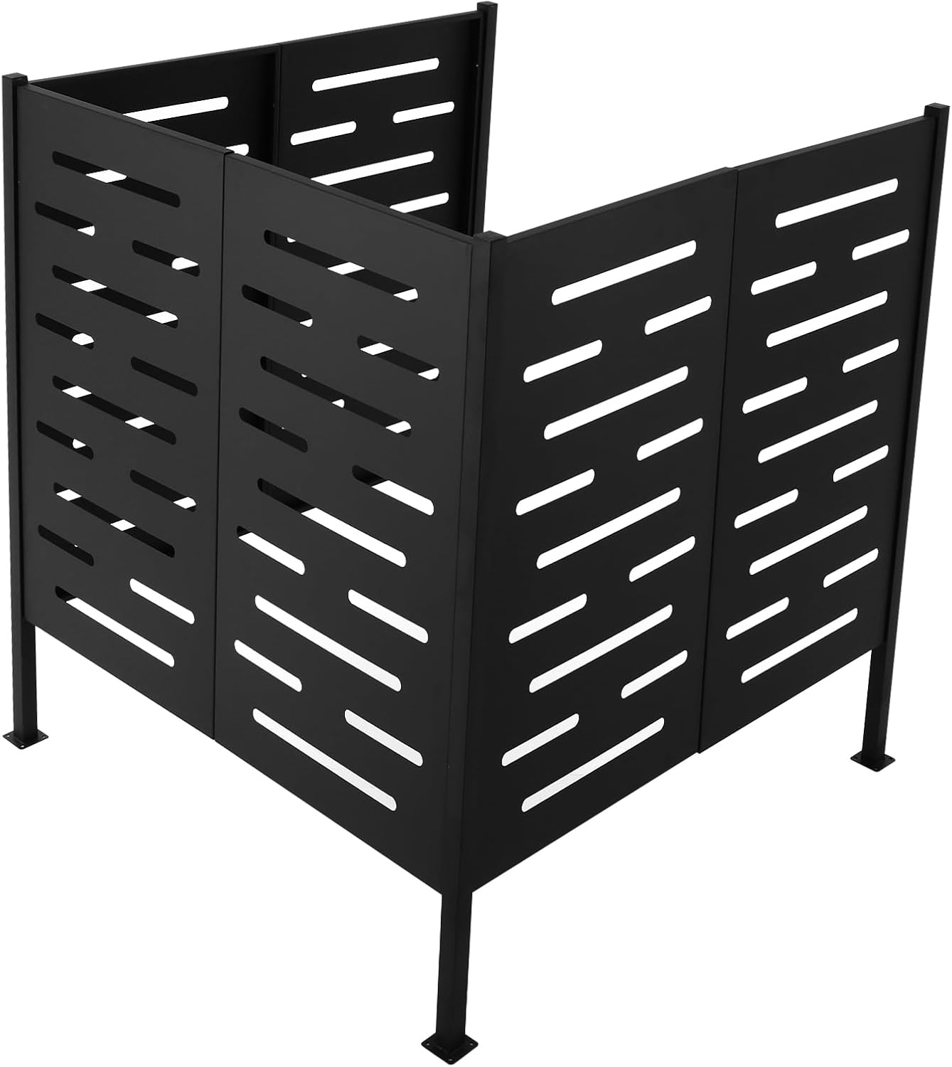 KONGKUNI Metal AC Fence Screen - Ultimate Outdoor Privacy Solution!