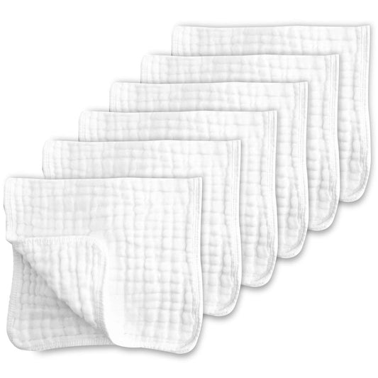 CottCare 6-Pack Super Soft Burp Cloths