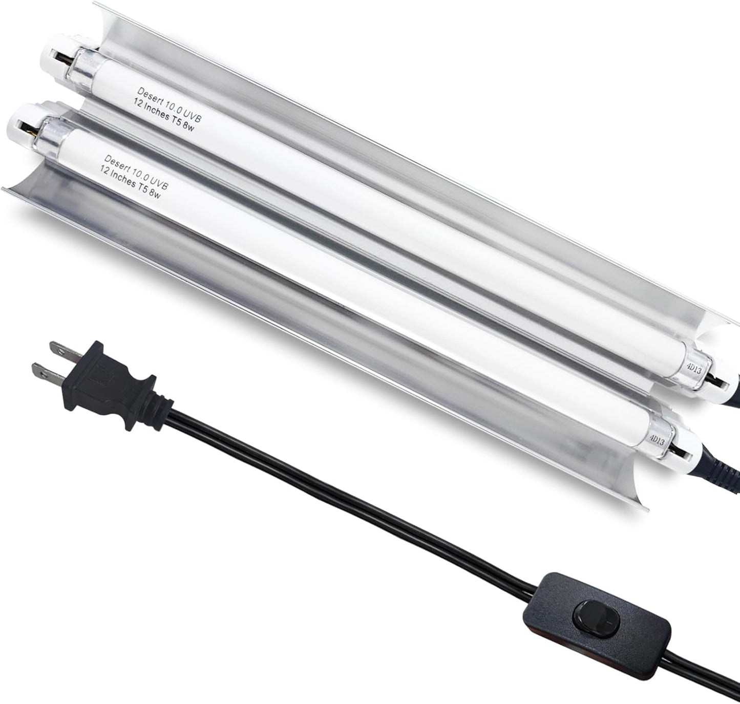 T5 Reptile Light Fixture Combo Kit for Healthy Reptiles