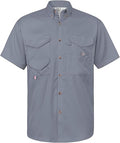 Men's Short Sleeve Fishing Shirt Wicking Fabric Sun Protection