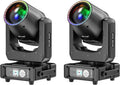 Wiwreenm 230W 7R Beam Moving Head DJ Light 2-Pack - Powerful Stage