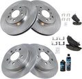 TRQ Front and Rear Brake Pad & Rotor Kit for Chevrolet Vehicles