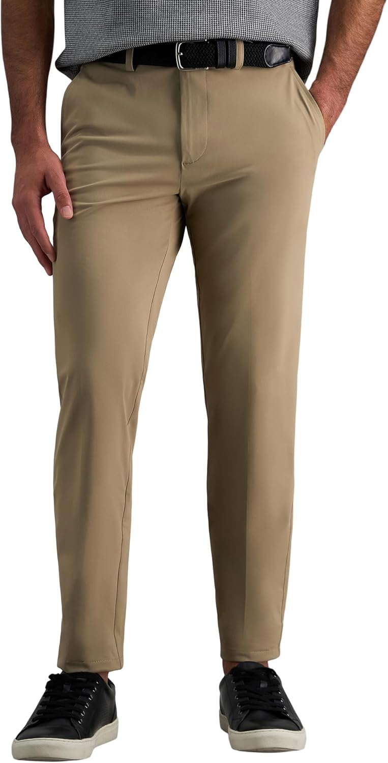 Haggar Mens Sport Travel Performance Pants for Active Lifestyle