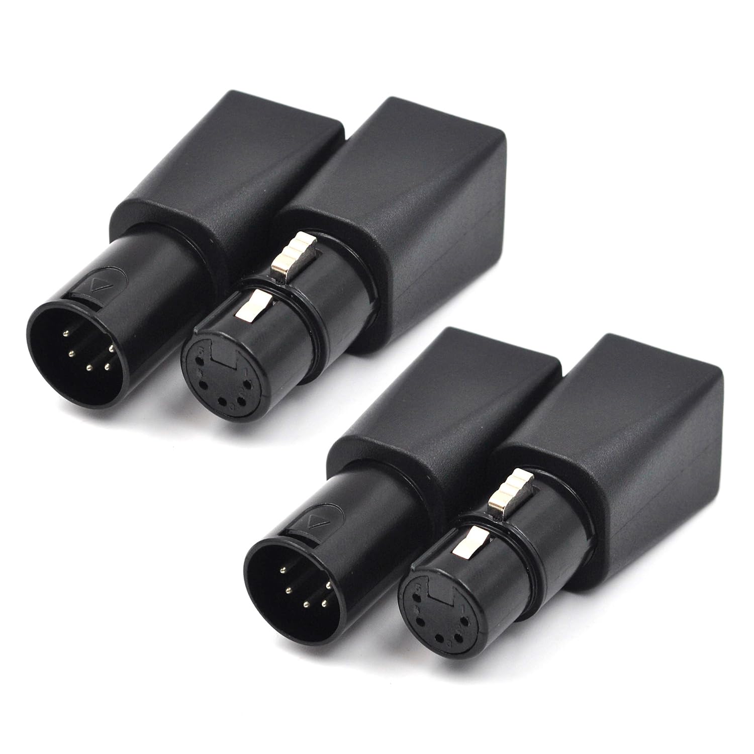 5 Pin Male/Female XLR DMX Connector to RJ45 for Music Use