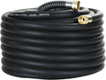 75FT 5/8 Heavy Duty Rubber Garden Hose - High Pressure, Kink Resistant