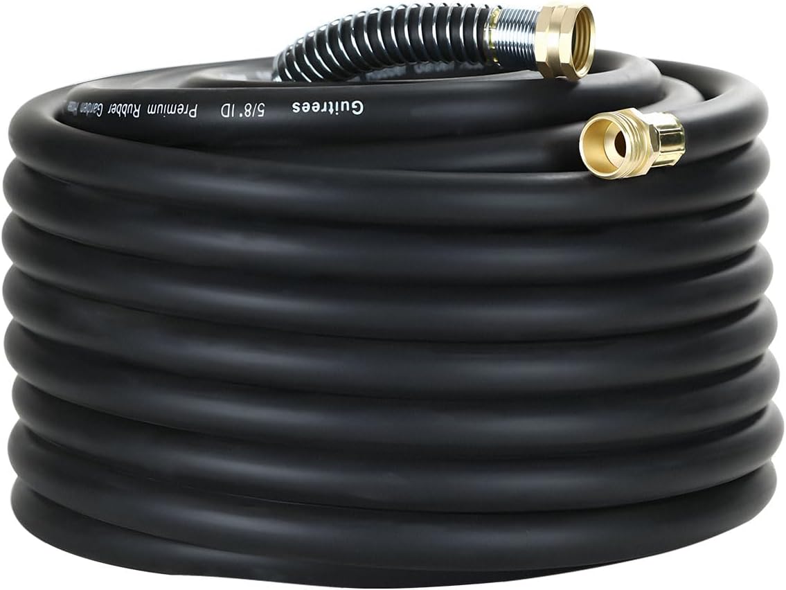 75FT Heavy Duty Rubber Garden Hose for All Your Needs