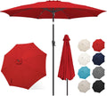 11 ft Patio Umbrella with Push Button Tilt and Crank for Shade
