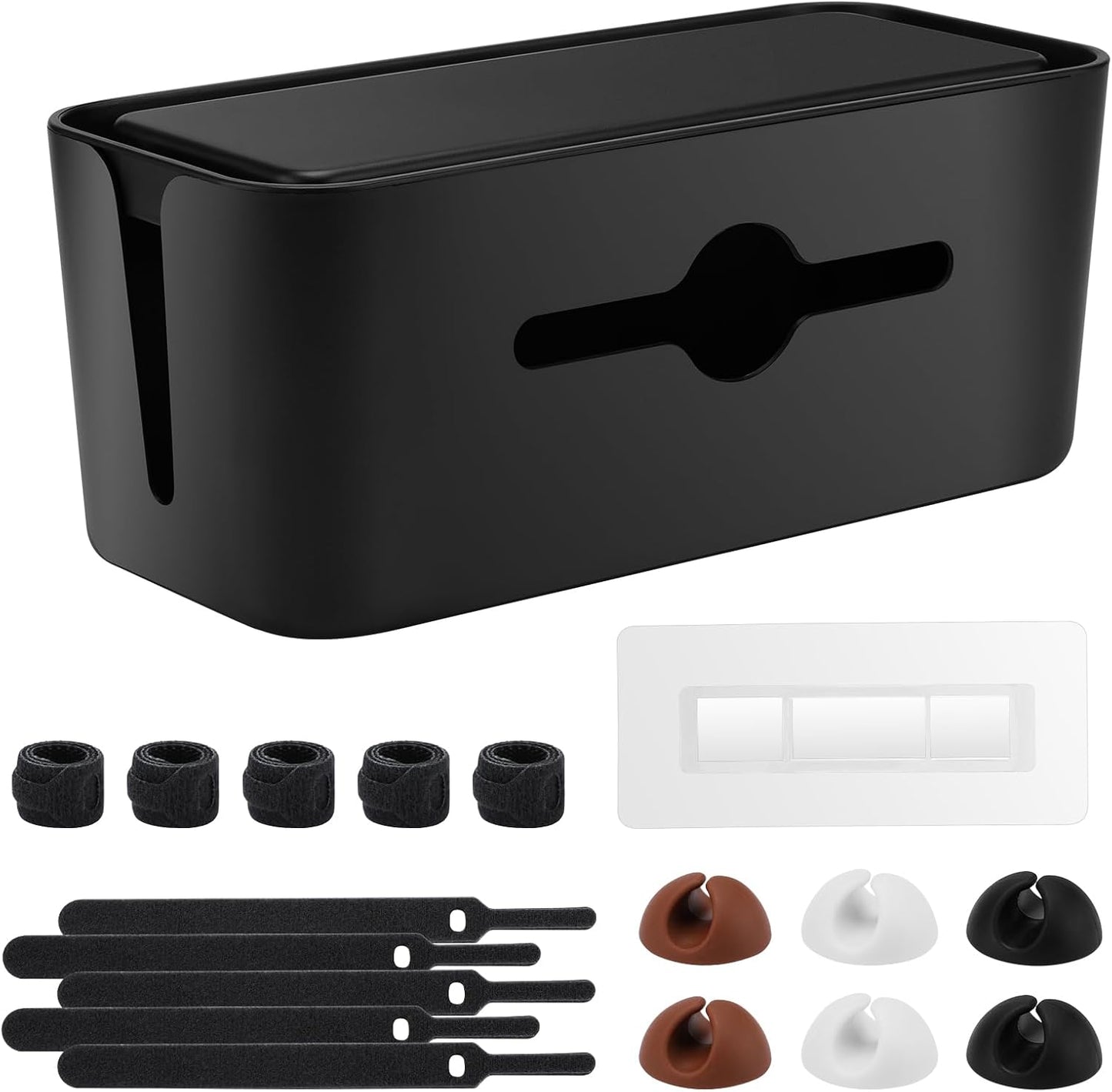 Gabfu Cable Management Box - Clutter-Free Wires!