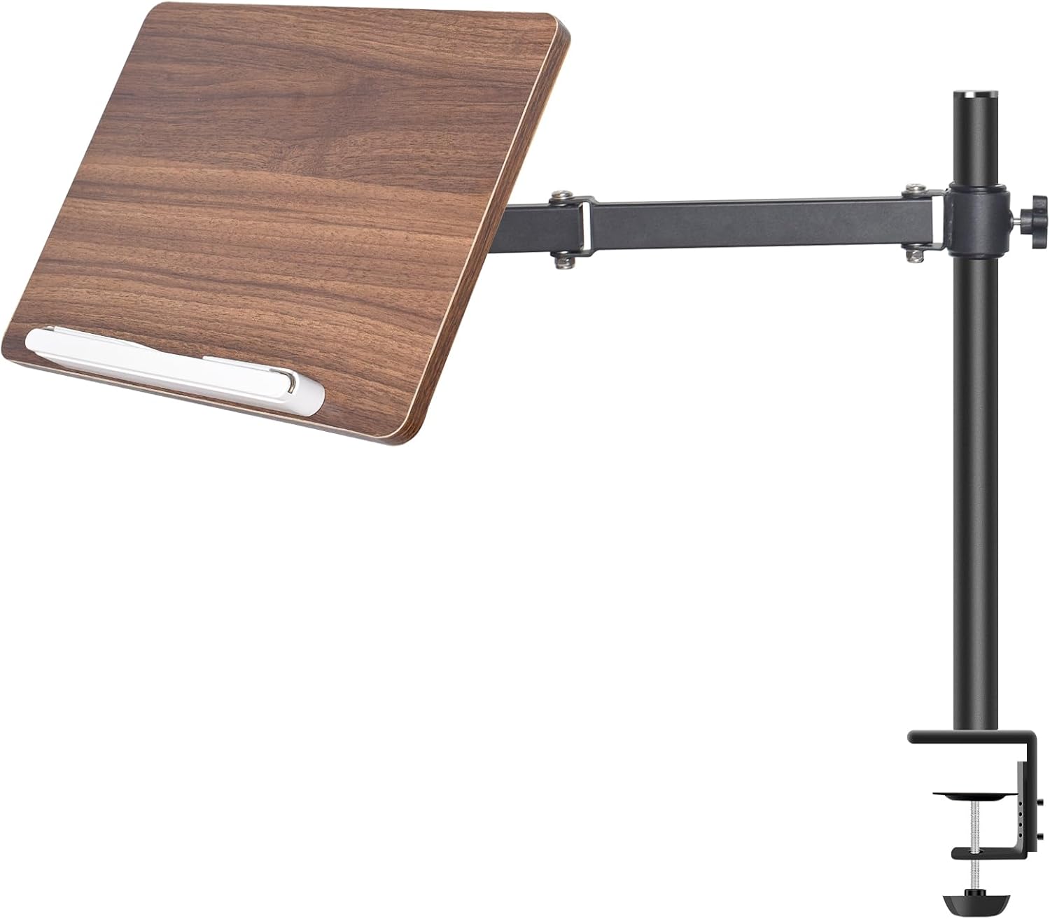 Adjustable Book Stand with Desk Clamp Mount for Comfortable Reading