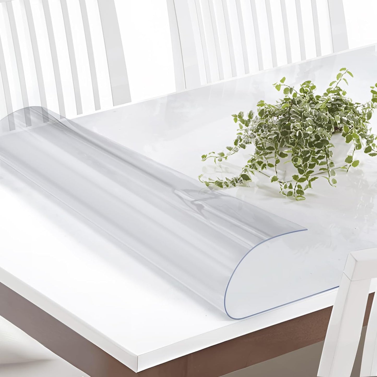 Clear Table Cover Protector 42 x 60 Inch for Dining Room Use
