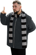 Evil Genius Zipper Coat Woolen Scarf Costume (S-3XL)