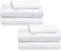 Twin XL 2-Pack Cotton Sateen Sheet Sets - Soft, Deep Pocket