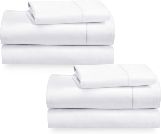 California Design Den Twin XL Sheet Sets - Soft & Cooling Cotton