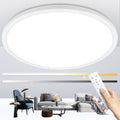 Led Ceiling Light Fixtures Dimmable 15.4 in Ultra Slim - Remote