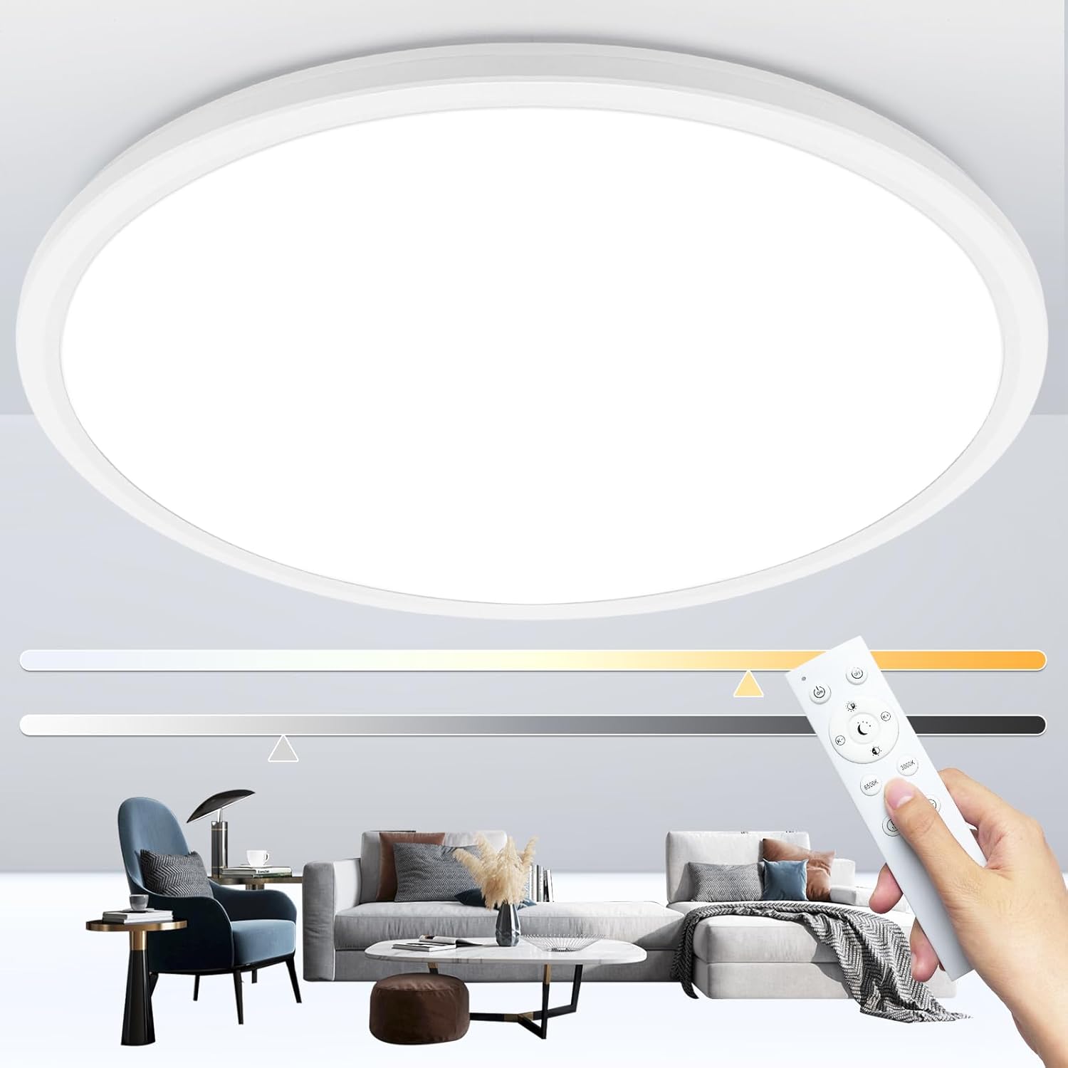 Dimmable Led Ceiling Light Fixtures for Modern Home Spaces