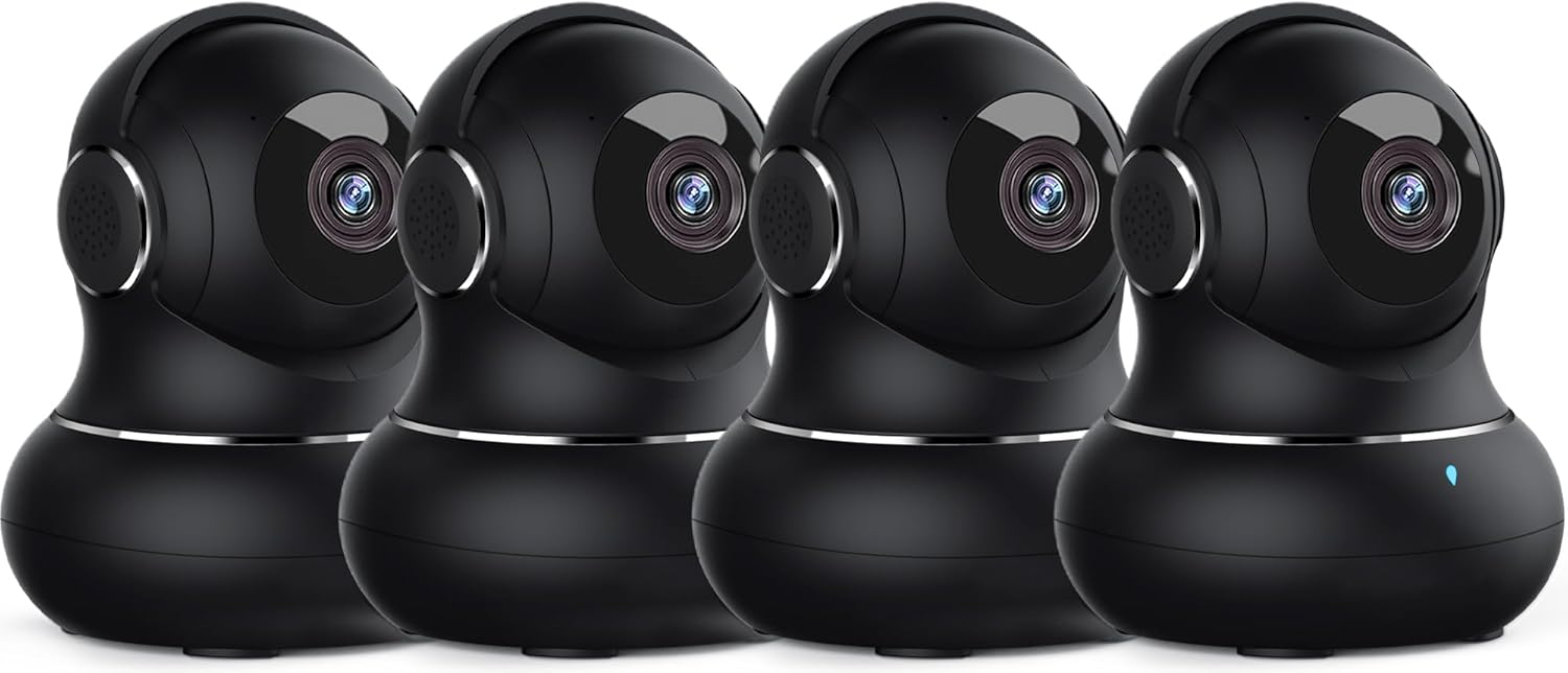 2K Indoor Security Camera with 360 Motion Detection for Home