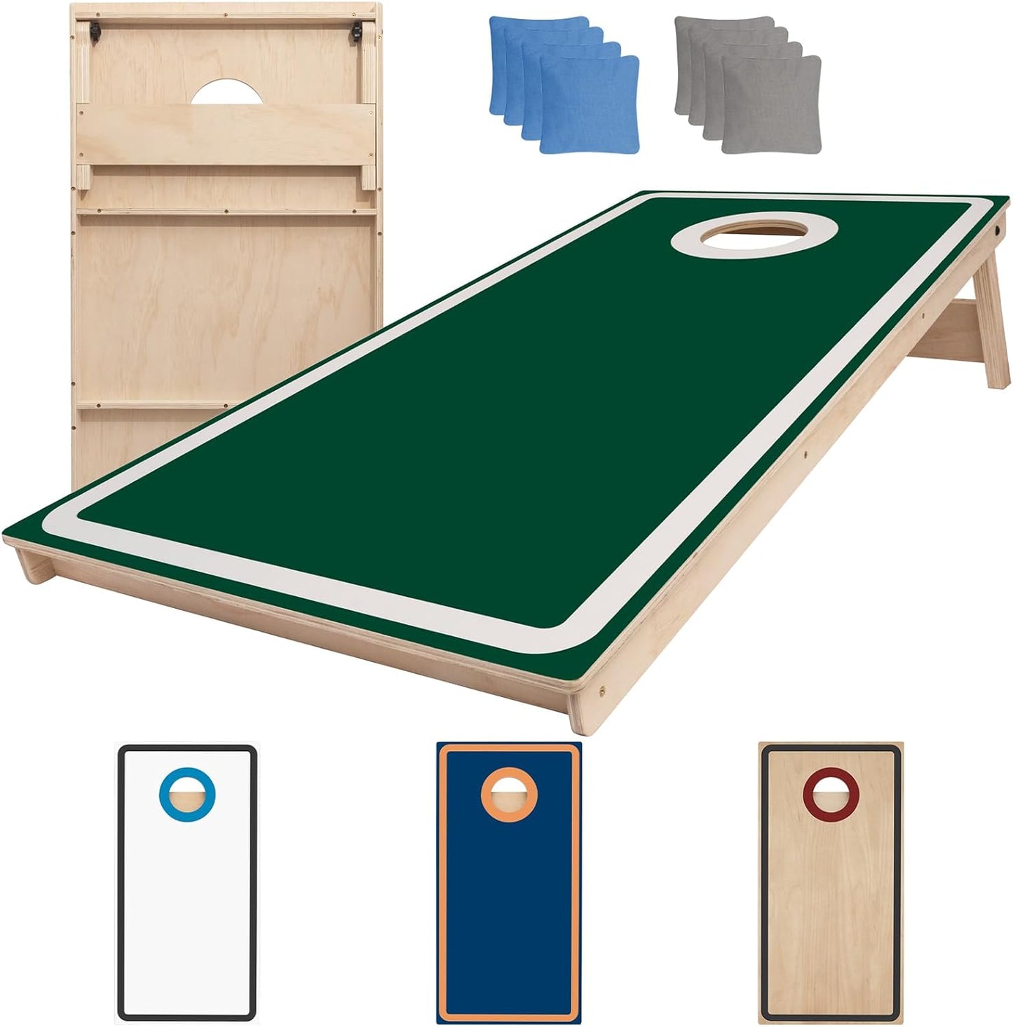 Cornhole Board Set with No Bounce Design for Outdoor Fun