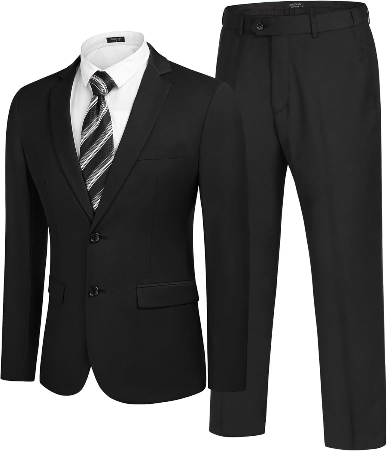 COOFANDY Men's 2 Piece Suits for Weddings and Business Events