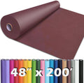PerkHomy 48ft x 200ft Wine Red Kraft Paper Roll - Large Craft Covering
