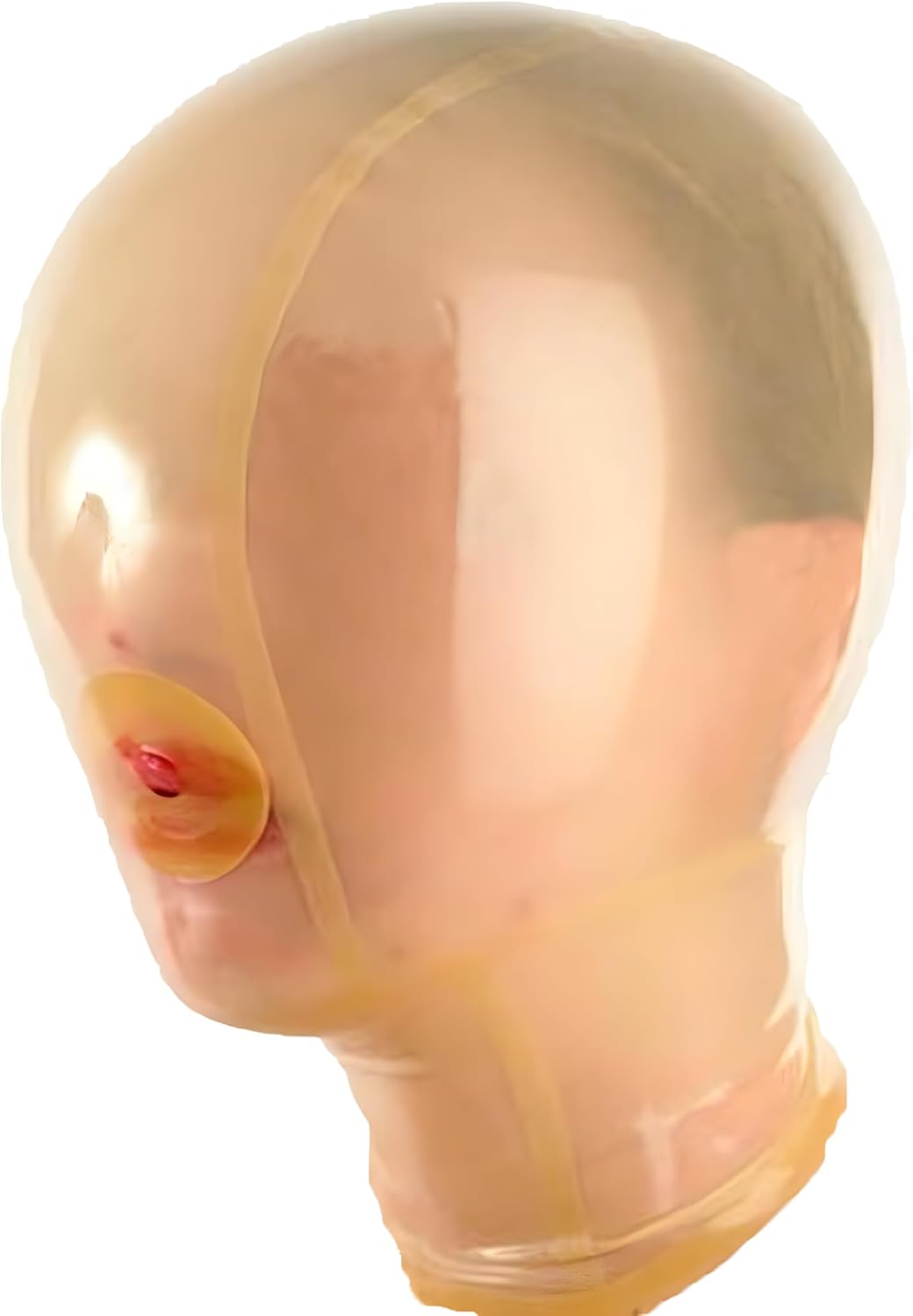 Latex Hood with Breath Control Hole for Play and Cosplay Fun