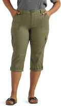 Lee Women's Plus Size Ultra Lux Comfort Cargo Capri Pant - All-Day