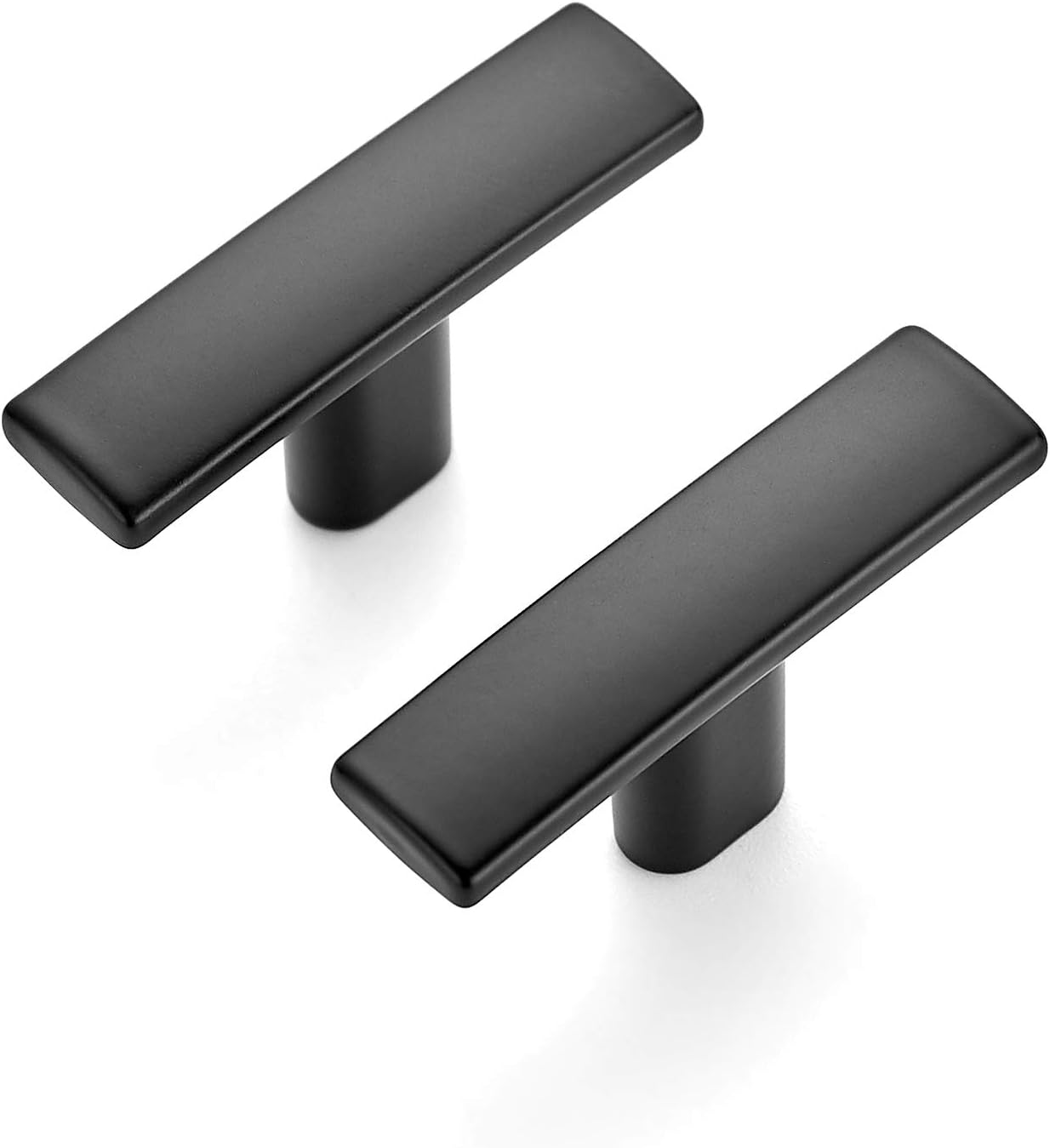 Ravinte 40 Pack 1-3/4 inch Curved Cabinet Pulls in Matte Black