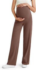 G4Free BareFeel Maternity Wide Leg Yoga Pants - Soft OverBelly