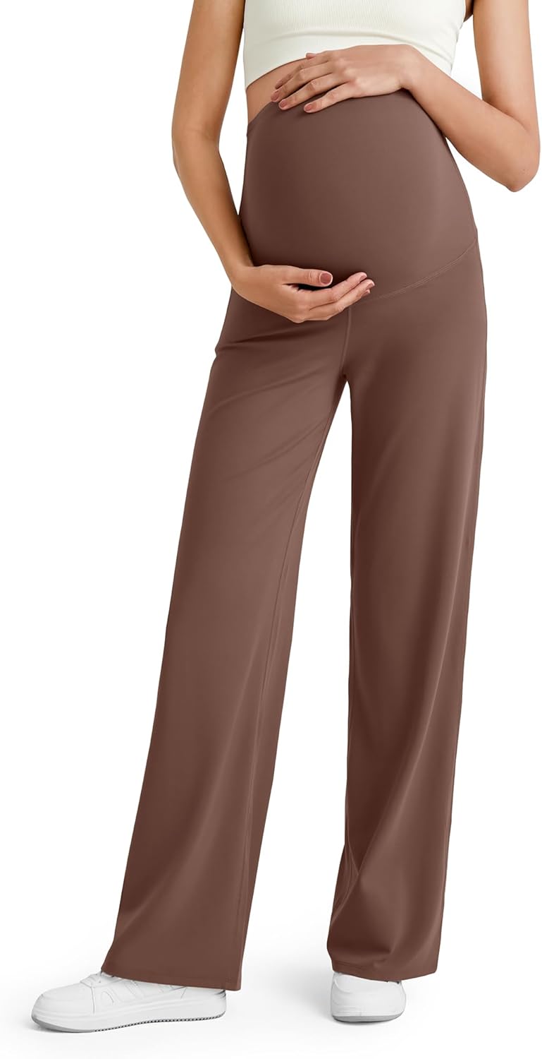 G4Free BareFeel Maternity Dress Yoga Pants for Comfort & Style