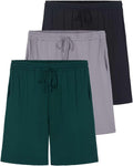 Men's Soft Lounge Pajama Bottoms 3 Pack - Breathable Comfort Sleep