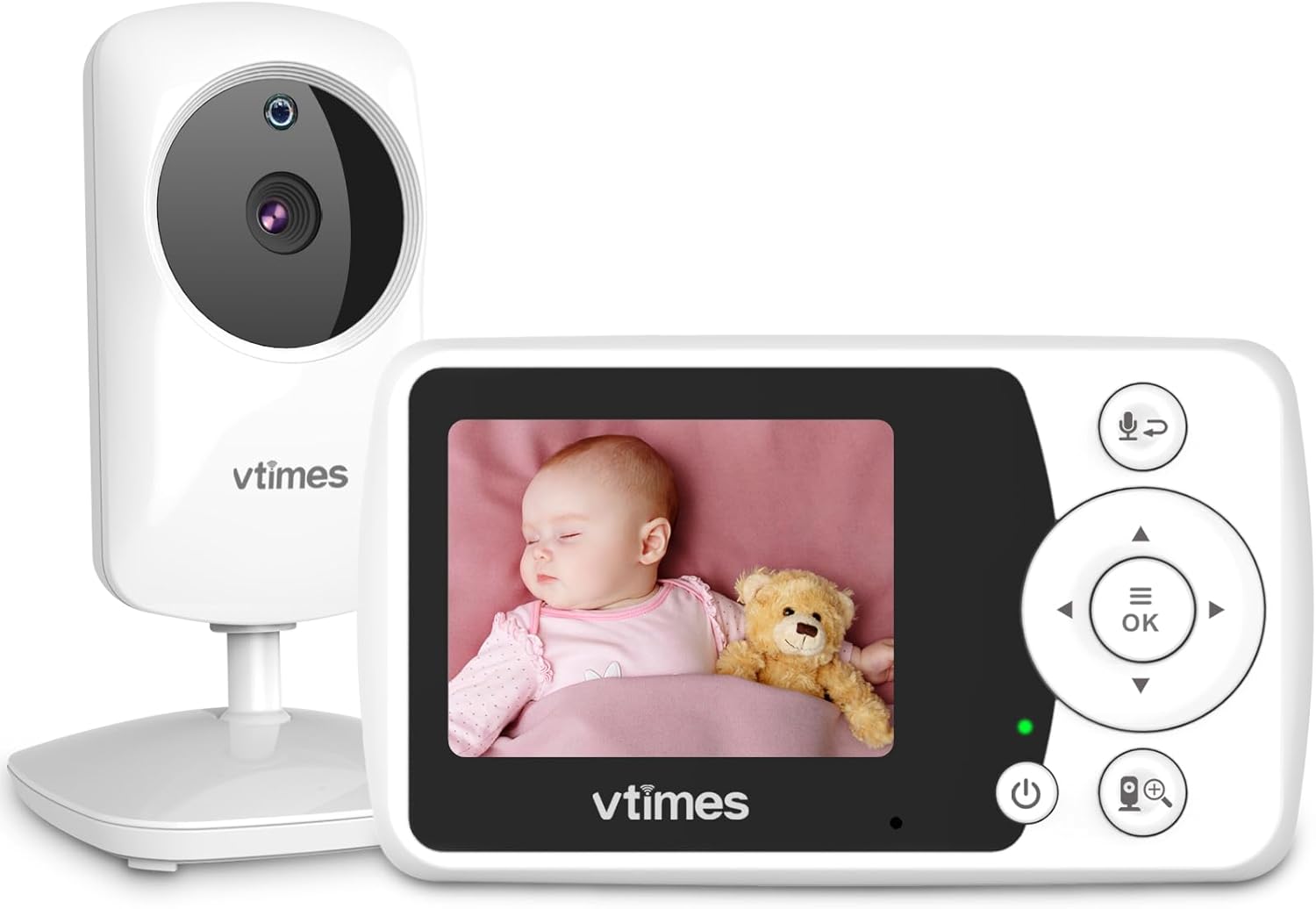 Clear Vision Baby Monitor w/ Pan-Tilt-Zoom!