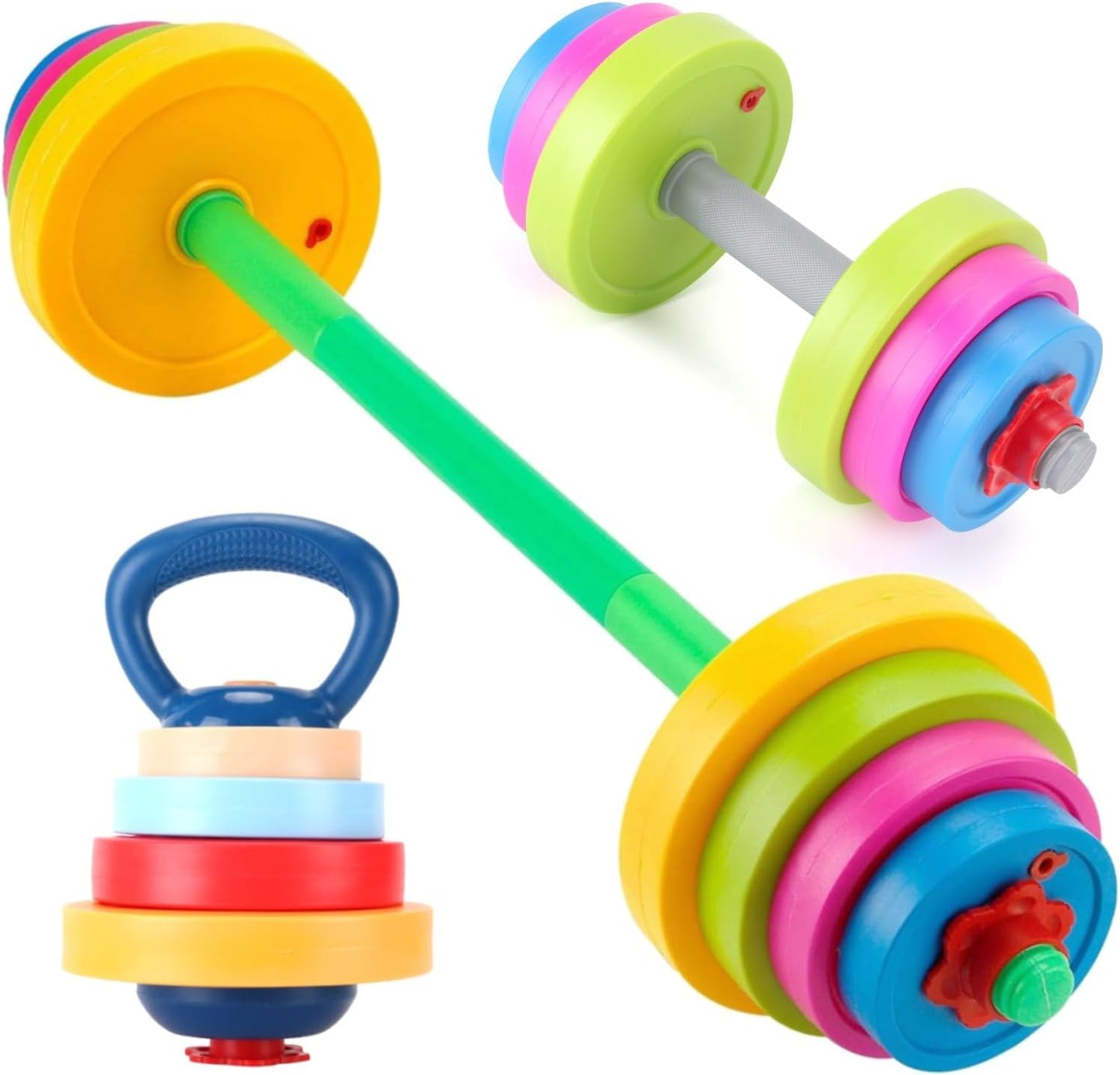 Kids 3-in-1 Adjustable Exercise Set - Fun Fitness Toys for Little Gym Buffs!