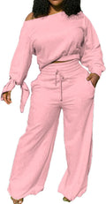 sexycherry Casual 2 Piece Outfits for Women - Comfortable Wide