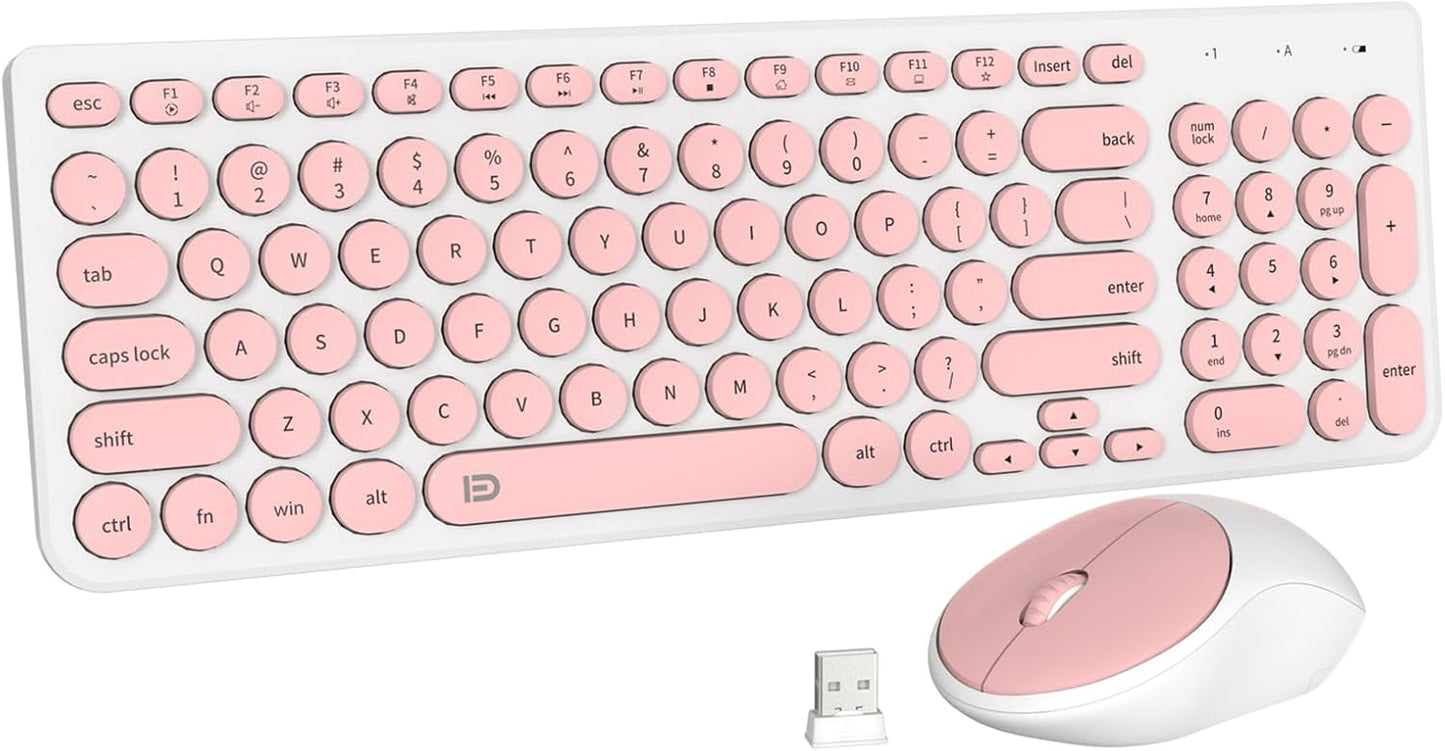 FD iK6630 Wireless Keyboard and Mouse Combo for Comfort & Style