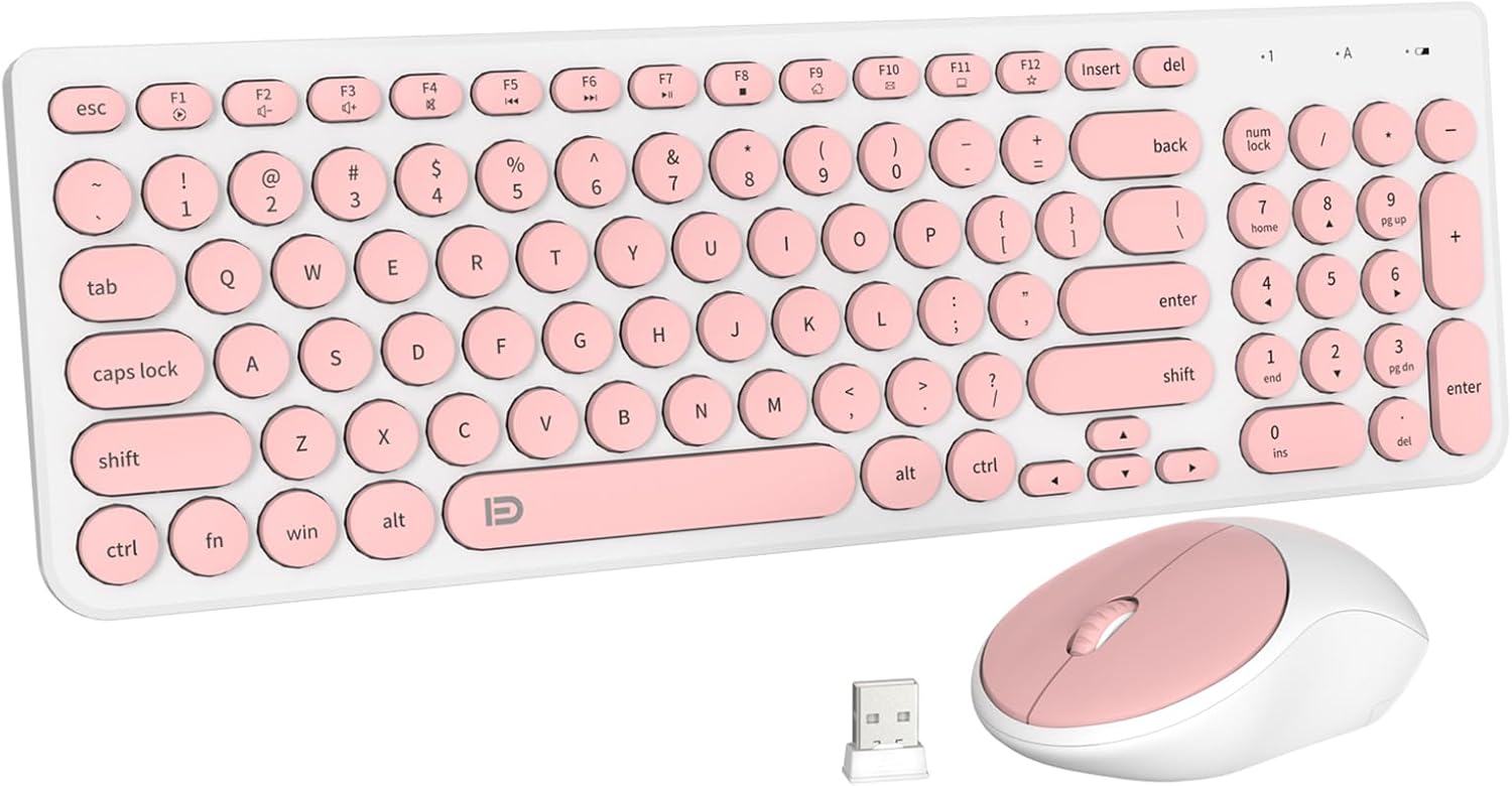 FD iK6630 Wireless Keyboard and Mouse Combo for Comfort & Style