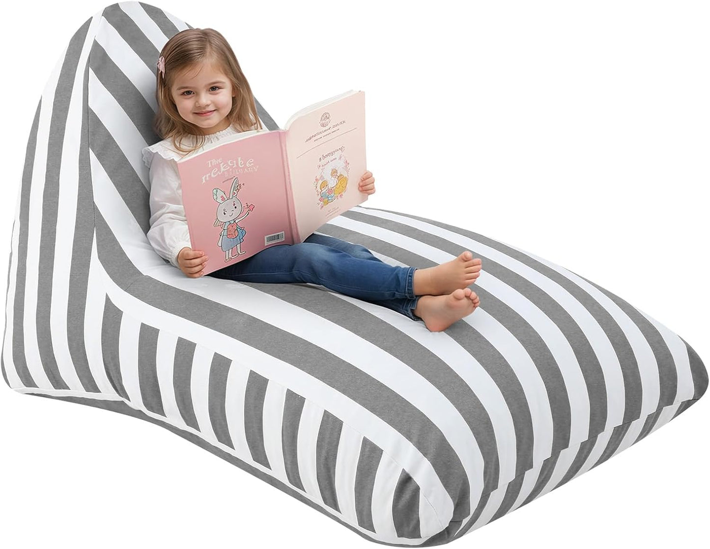 Large Bean Bag Chairs for Kids - COMAX Premium Cotton Lounge