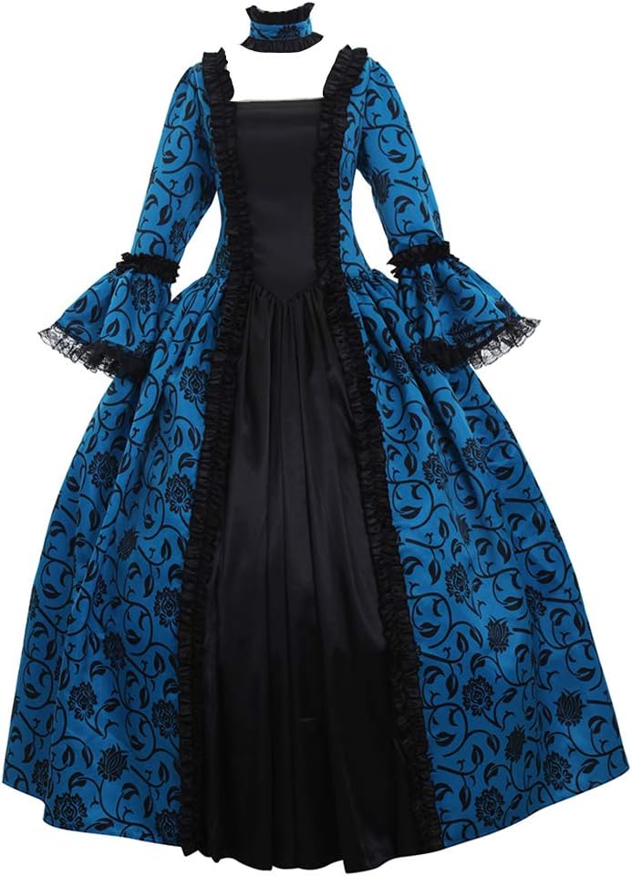 Victorian Rococo Dress Inspiration Maiden Costume for Women