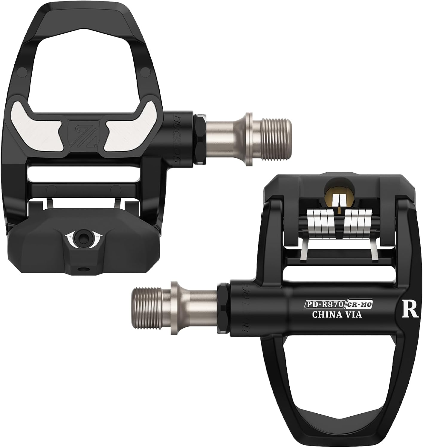 BUCKLOS KEO Pedals for Road Bike - Clipless Nylon/Carbon Design