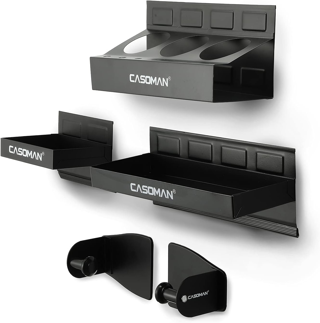 CASOMAN Magnetic Toolbox Shelf Set for Organizing Your Workspace