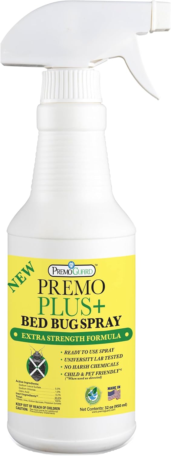 Premo Plus+ Bed Bug Spray Extra Strength for Home & Pets