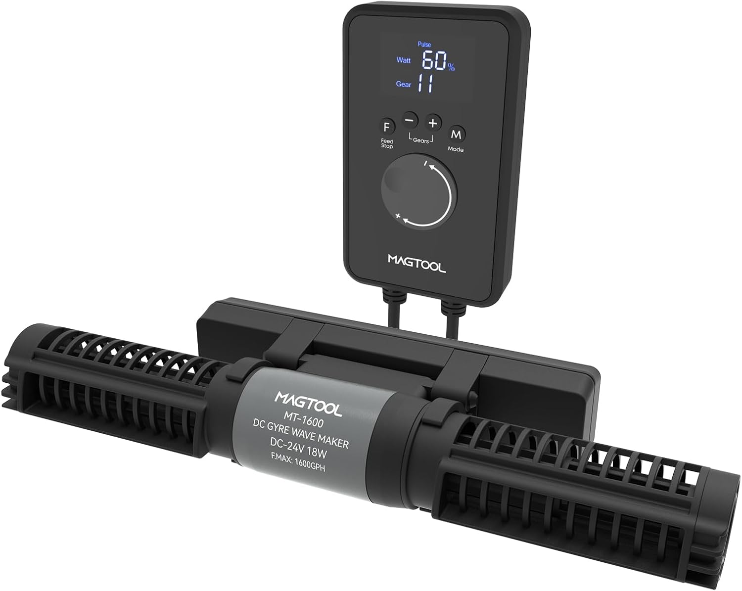MagTool Wave Maker for Aquarium with Adjustable Flow Modes