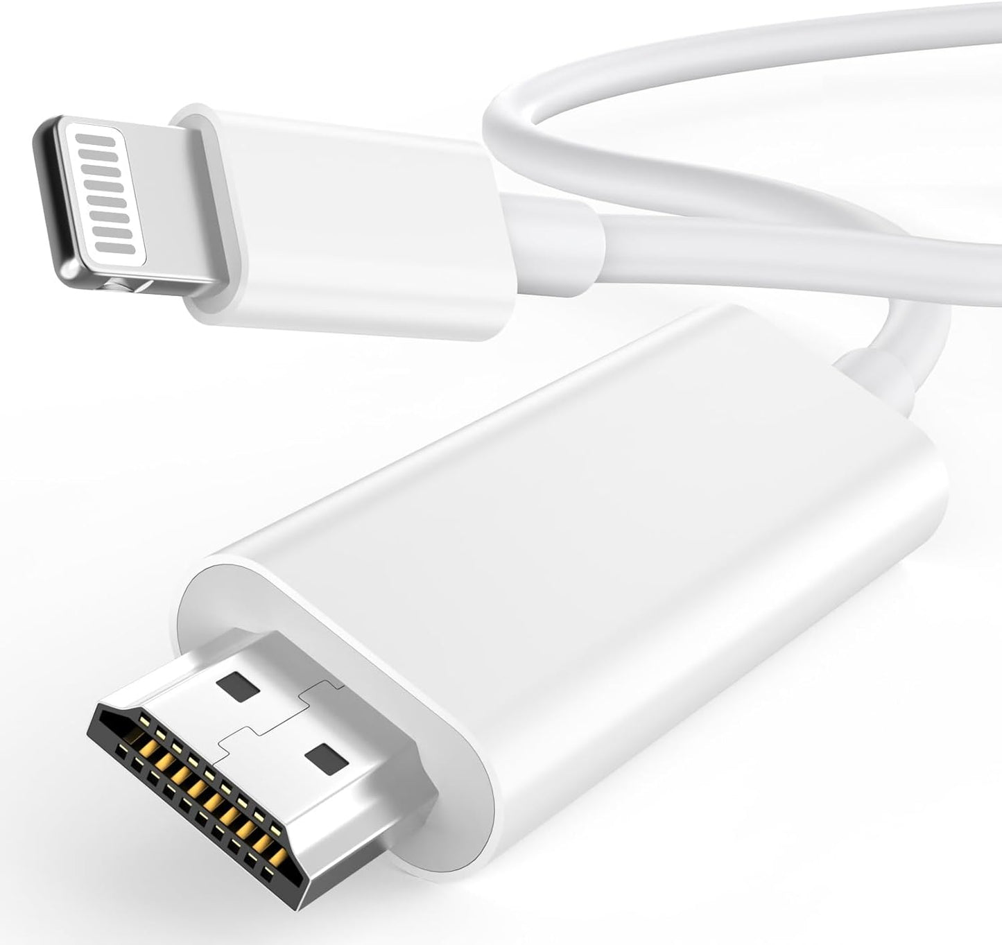 1080P Apple Lightning to HDMI Adapter - Sync iPhone to TV