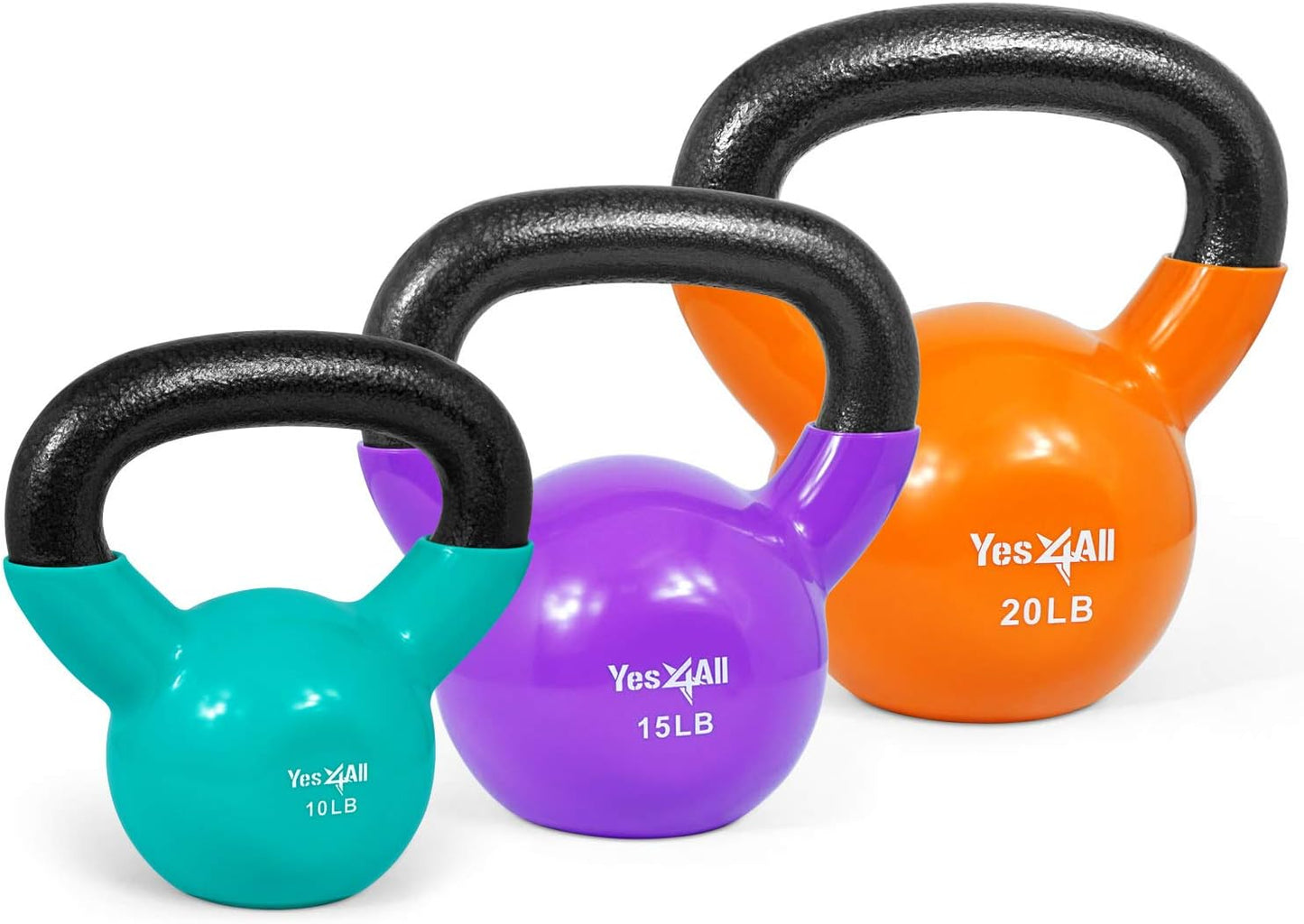 Yes4All Kettlebell Set for Full Body Workout and Strength Training