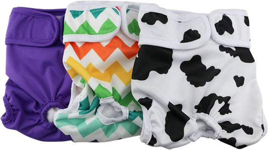 Absorbent Reusable Female Dog Diaper Set