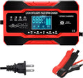10-Amp Car Battery Charger 12V 24V Fully Automatic - Smart Trickle