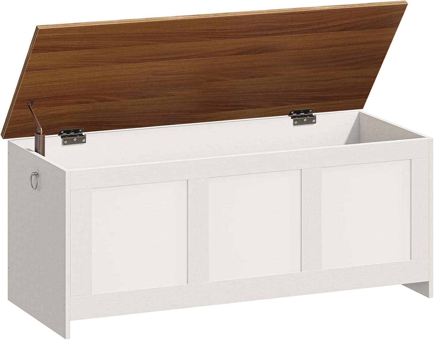 HOOBRO Storage Bench - Retro Wooden Toy Chest for Organizing