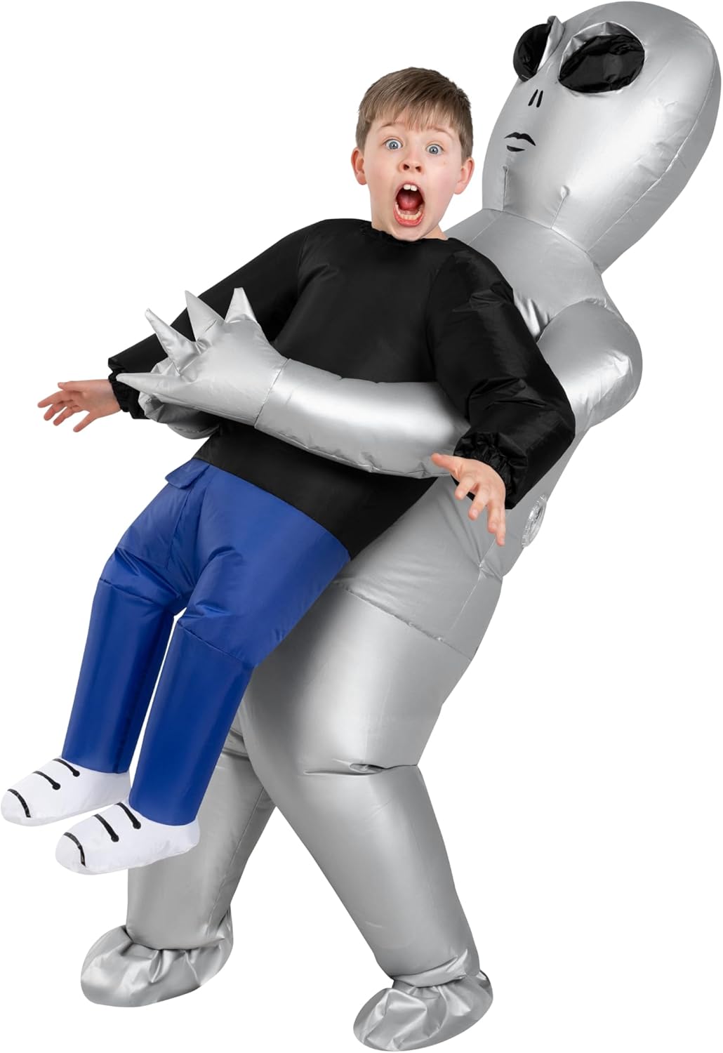 Morph Silver Kids Alien Costume for Unforgettable Fun