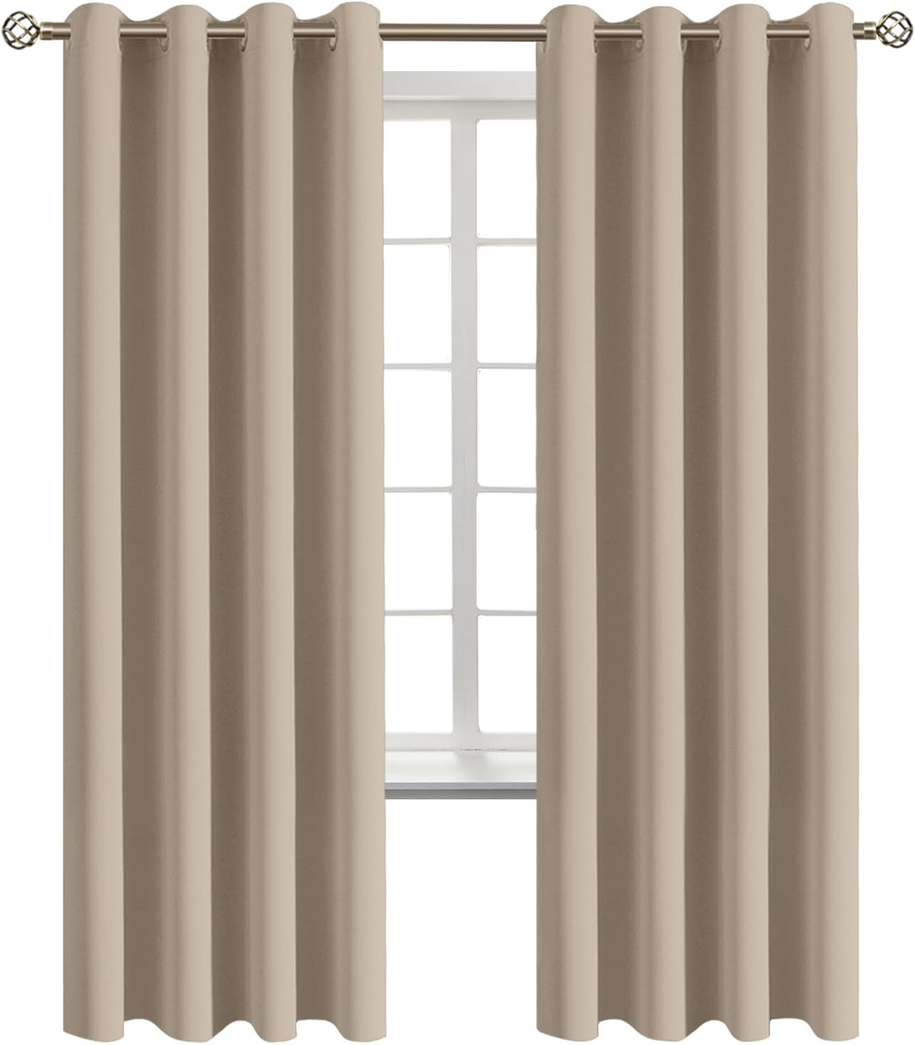 BGment Blackout Curtains - Thermal Insulated Room Darkening Panels