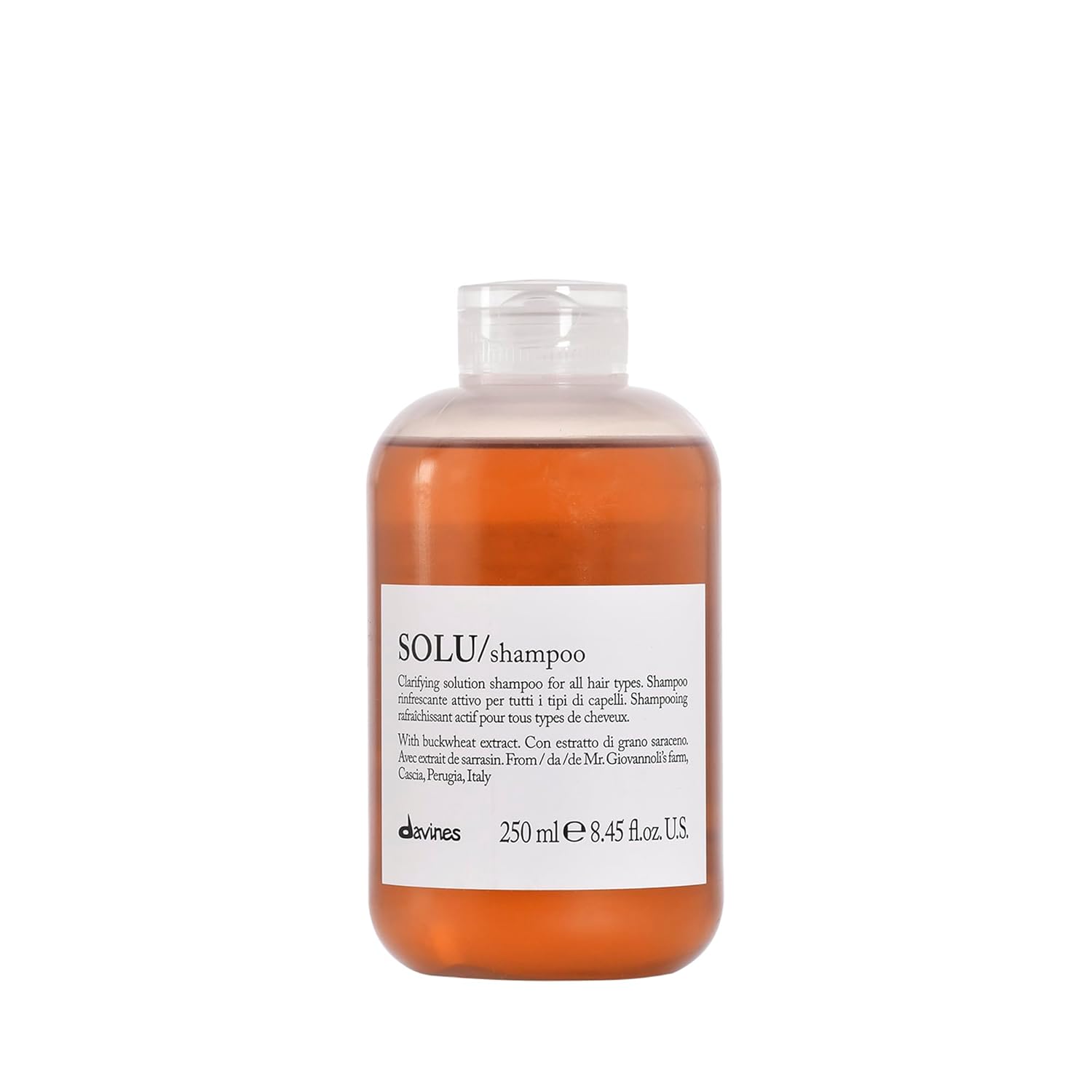 Davines SOLU Shampoo for Clarifying and Refreshing Hair Care