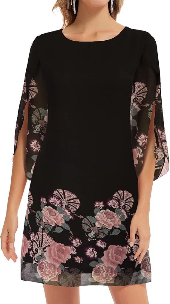 GRACE KARIN Women Chiffon Dresses for Party Wedding Events