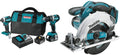 Makita XT269T 18V LXT Combo Kit with Circular Saw for Pros